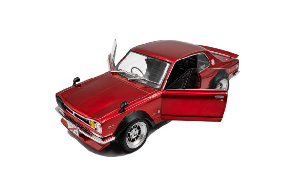 Solido 1:18 Nissan Skyline (C10) Hakosuka Solido Works Red Metallic 1970 (S1813002) Diecast Model 8 Solido 1:18 Nissan Skyline (C10) Hakosuka Solido Works Red Metallic 1970 (S1813002) Diecast Model