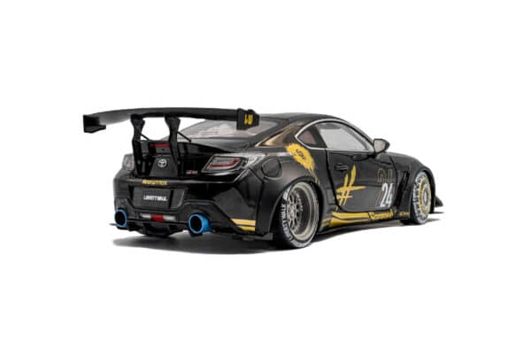Solido 1:18 Toyota GR86 Liberty Walk Body Kit 2024 Black & Gold (S1813603) Diecast Model 9 Solido 1:18 Toyota GR86 Liberty Walk Body Kit 2024 Black & Gold (S1813603) Diecast Model