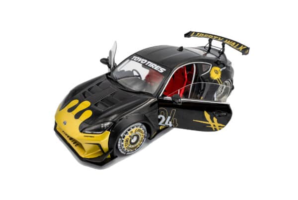 Solido 1:18 Toyota GR86 Liberty Walk Body Kit 2024 Black & Gold (S1813603) Diecast Model 8 Solido 1:18 Toyota GR86 Liberty Walk Body Kit 2024 Black & Gold (S1813603) Diecast Model