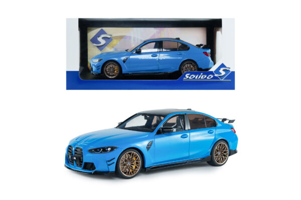 Solido – 1:18 BMW M3 (G80) Competition with M Performance Parts Daytona Beach Blue 2024 (S1814303) Diecast Model 21 Solido – 1:18 BMW M3 (G80) Competition with M Performance Parts Daytona Beach Blue 2024 (S1814303) Diecast Model