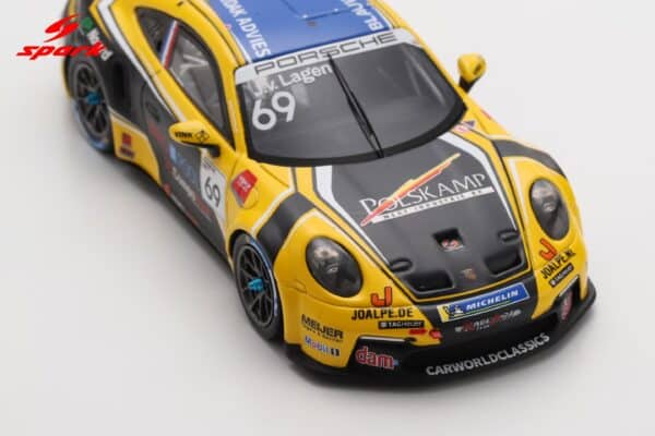 Spark 1:43 Porsche 911 GT3 Cup No.69 Jaap van Lagen Porsche Carrera Cup Benelux Champion 2025 (S6340) Resin Model 12 Spark 1:43 Porsche 911 GT3 Cup No.69 Jaap van Lagen Porsche Carrera Cup Benelux Champion 2025 (S6340) Resin Model