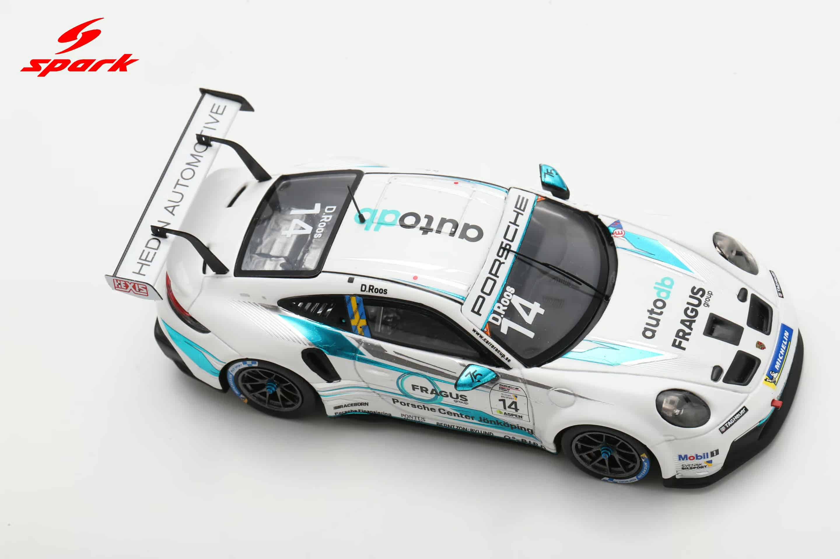 Spark 1:43 Porsche 911 GT3 Cup No.14 Daniel Ros Porsche Carrera Cup Scandinavia Champion 2025 (S6341) Resin Model 8 Spark 1:43 Porsche 911 GT3 Cup No.14 Daniel Ros Porsche Carrera Cup Scandinavia Champion 2025 (S6341) Resin Model - Image 8