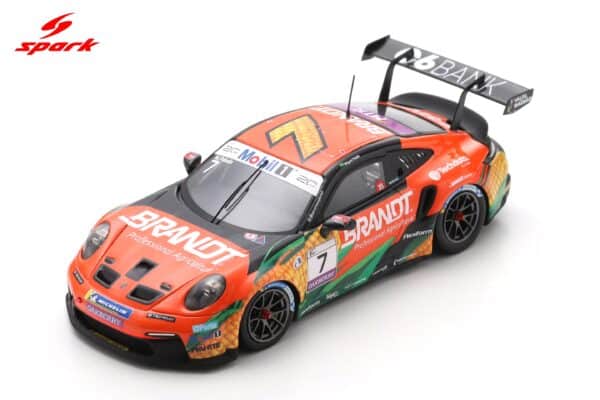 Spark 1:43 Porsche 911 GT3 Cup No.7 Miguel Paludo Porsche Carrera Cup Brazil Champion 2025 (S6342) Resin Model