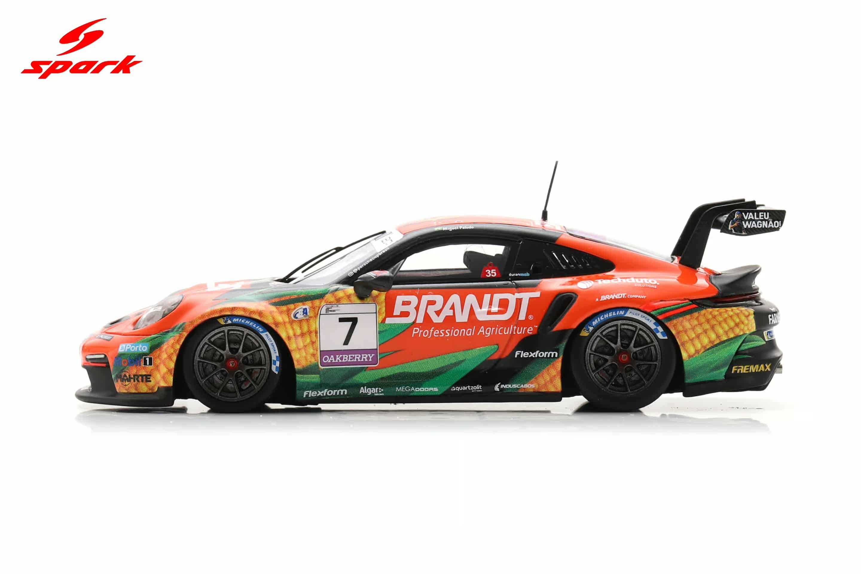 Spark 1:43 Porsche 911 GT3 Cup No.7 Miguel Paludo Porsche Carrera Cup Brazil Champion 2025 (S6342) Resin Model 4 Spark 1:43 Porsche 911 GT3 Cup No.7 Miguel Paludo Porsche Carrera Cup Brazil Champion 2025 (S6342) Resin Model - Image 4