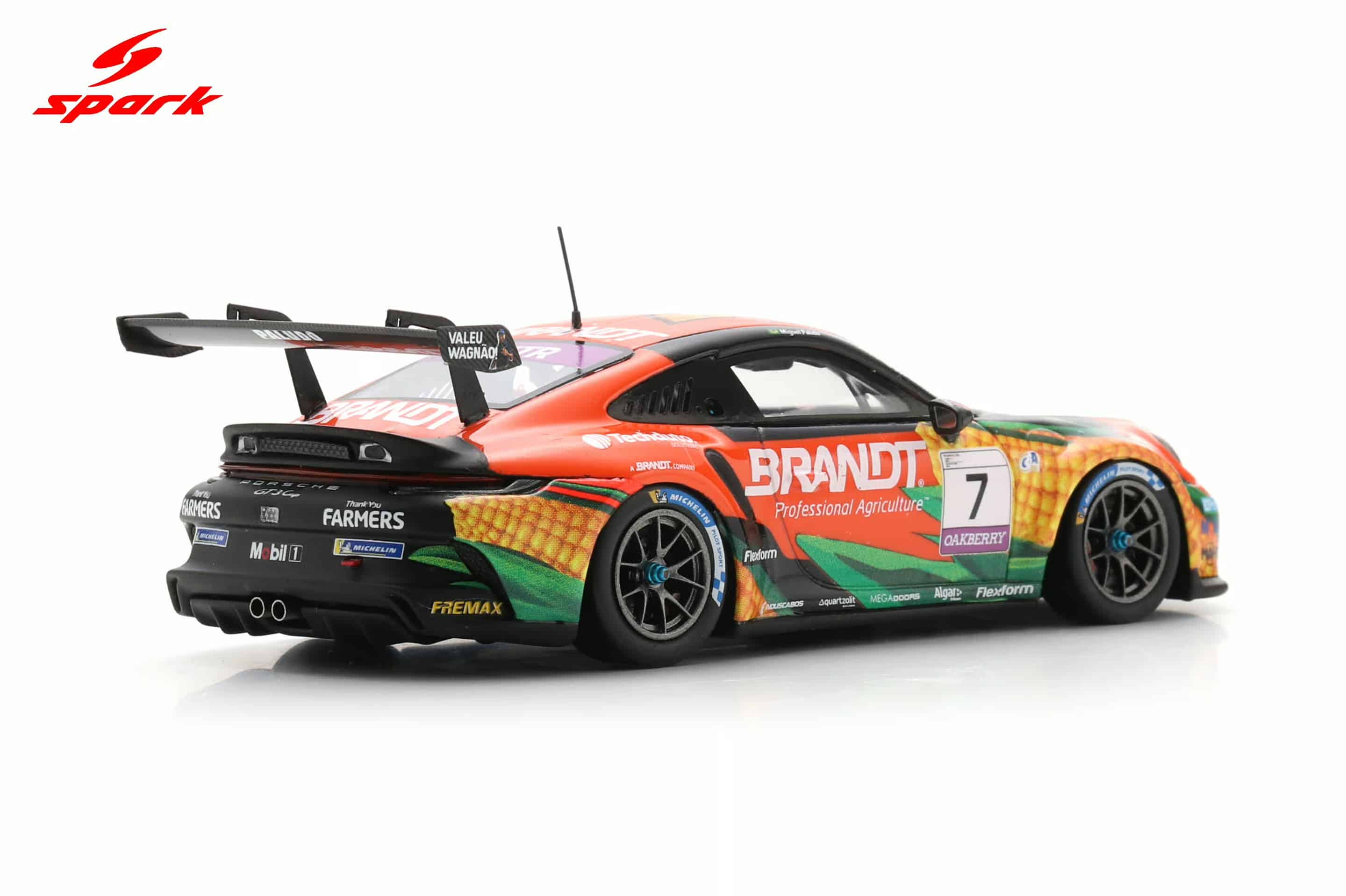 Spark 1:43 Porsche 911 GT3 Cup No.7 Miguel Paludo Porsche Carrera Cup Brazil Champion 2025 (S6342) Resin Model 5 Spark 1:43 Porsche 911 GT3 Cup No.7 Miguel Paludo Porsche Carrera Cup Brazil Champion 2025 (S6342) Resin Model - Image 5