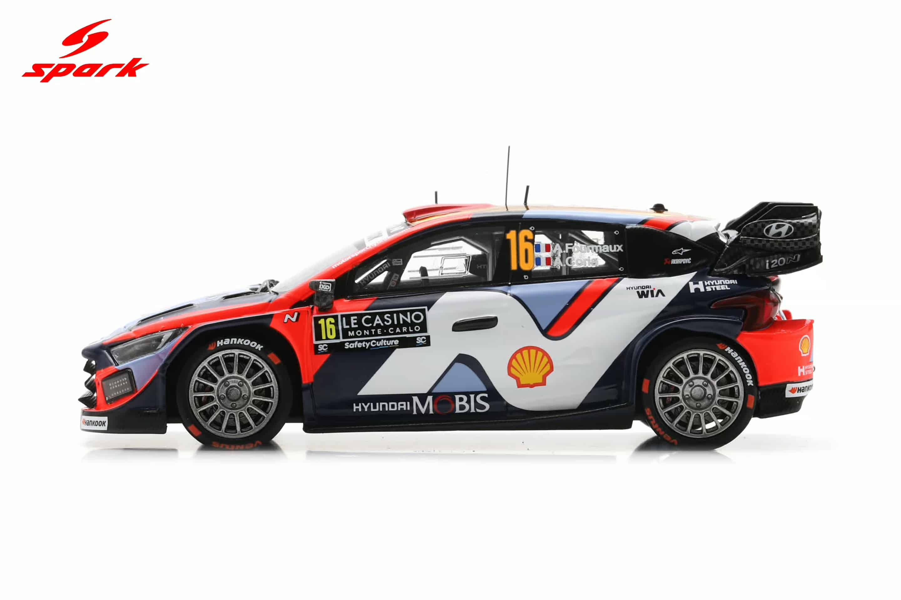 Spark 1:43 Hyundai i20N Rally1 No.1 Rally Monte Carlo 2025 Thierry Neuville, Martijn Wydaeghe (S6909) Resin Model 5 Spark 1:43 Hyundai i20N Rally1 No.1 Rally Monte Carlo 2025 Thierry Neuville, Martijn Wydaeghe (S6909) Resin Model - Image 5
