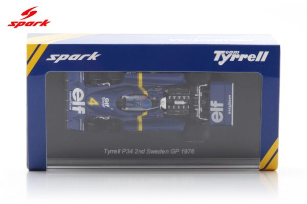 Alternative view of Spark 1:43 Tyrrell P34 No.4 Patrick Depailler 2nd Sweden GP 1976 (S7307) Resin Model