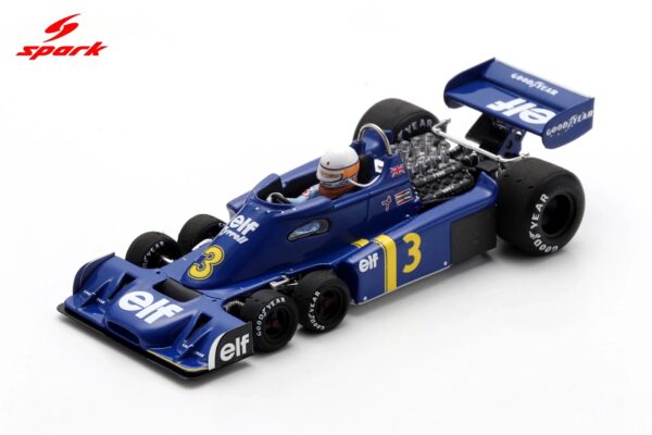 Spark 1:43 Tyrrell P34 No.3 Jody Scheckter 5th Dutch GP 1976 (S7309) Resin Model