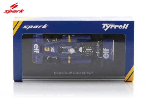 Spark 1:43 Tyrrell P34 No.3 Jody Scheckter 5th Dutch GP 1976 (S7309) Resin Model 11 Spark 1:43 Tyrrell P34 No.3 Jody Scheckter 5th Dutch GP 1976 (S7309) Resin Model
