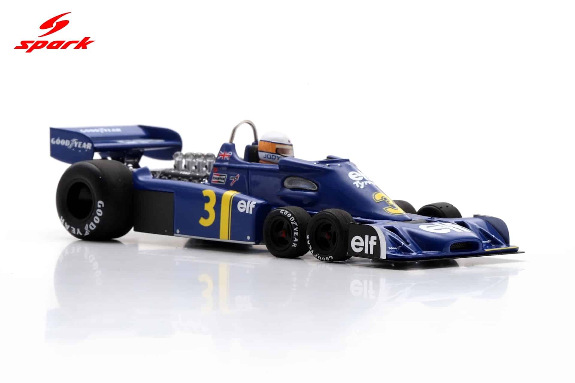 Spark 1:43 Tyrrell P34 No.3 Jody Scheckter 5th Dutch GP 1976 (S7309) Resin Model 6 Spark 1:43 Tyrrell P34 No.3 Jody Scheckter 5th Dutch GP 1976 (S7309) Resin Model - Image 6