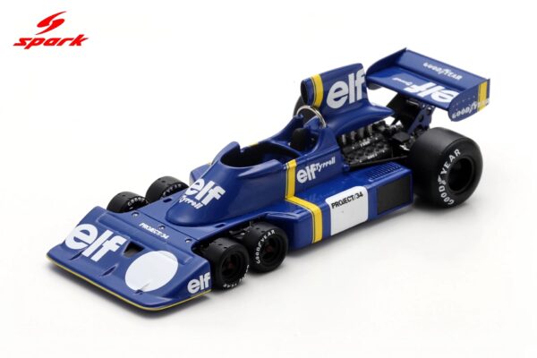 Alternative view of Spark 1:43 Tyrrell P34 F1 Presentation Car 1975 (S7315) Resin Model