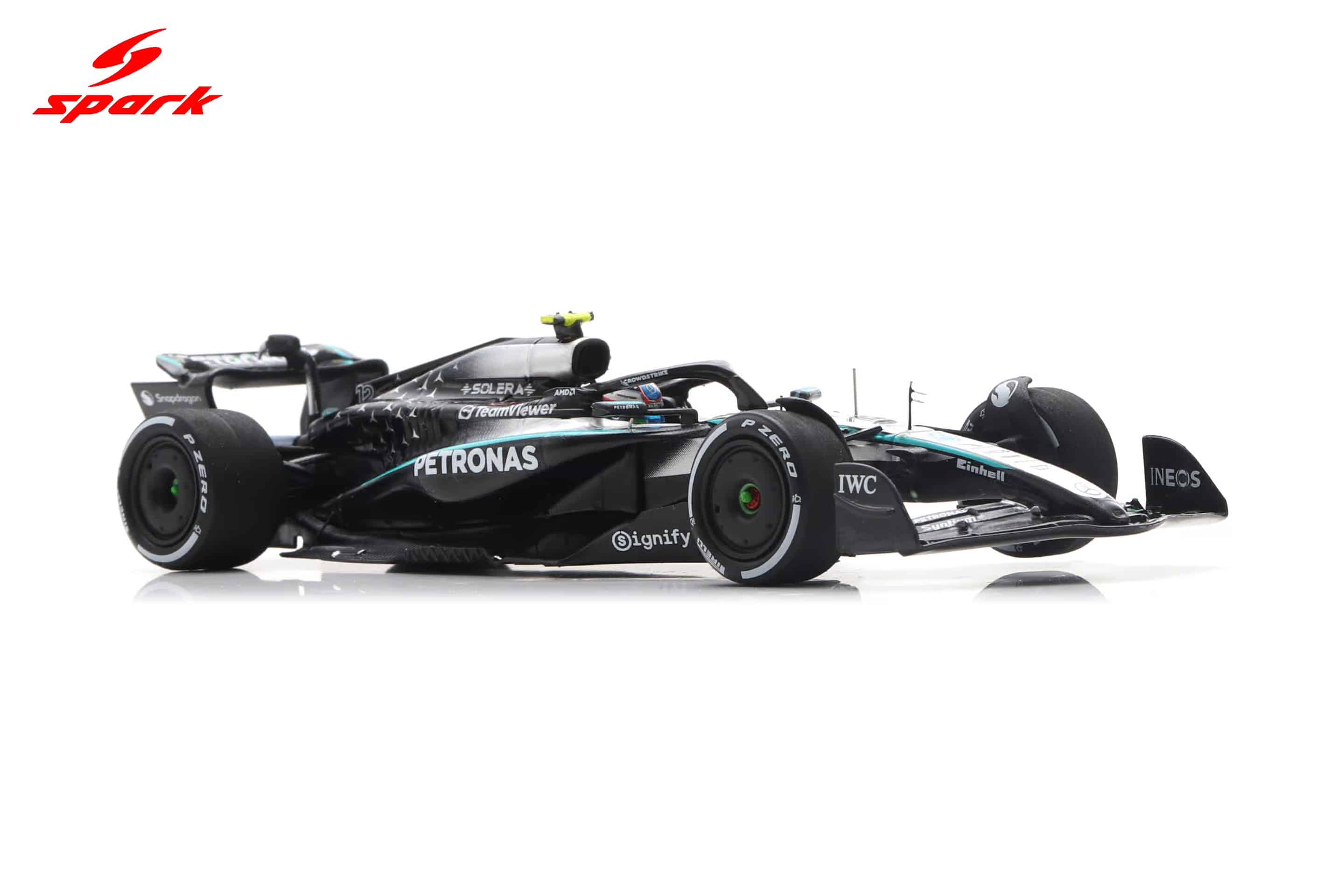 Spark 1:43 Mercedes W16 No.12 Mercedes-AMG PETRONAS Formula One Team 4th Azerbaijan GP 2025 Andrea Kimi Antonelli (S9632) Resin Model 5 Spark 1:43 Mercedes W16 No.12 Mercedes-AMG PETRONAS Formula One Team 4th Azerbaijan GP 2025 Andrea Kimi Antonelli (S9632) Resin Model - Image 5