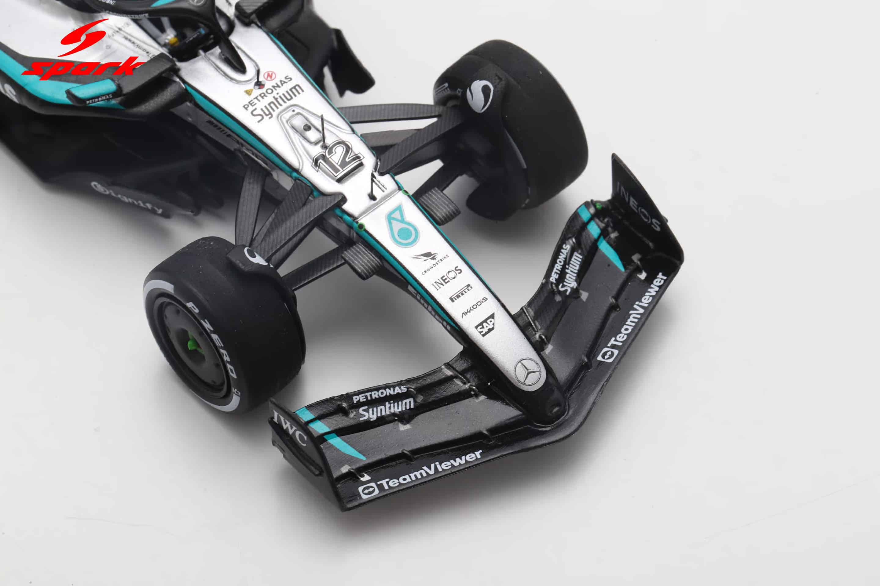 Spark 1:43 Mercedes W16 No.12 Mercedes-AMG PETRONAS Formula One Team 4th Azerbaijan GP 2025 Andrea Kimi Antonelli (S9632) Resin Model 8 Spark 1:43 Mercedes W16 No.12 Mercedes-AMG PETRONAS Formula One Team 4th Azerbaijan GP 2025 Andrea Kimi Antonelli (S9632) Resin Model - Image 8