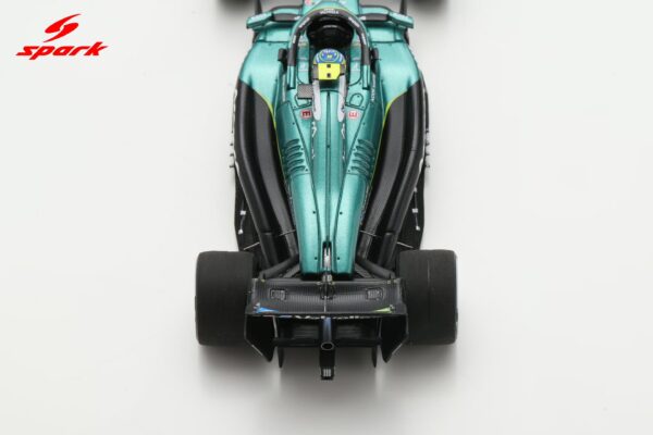 Alternative view of Spark 1:43 Aston Martin AMR25 No.14 Aston Martin Aramco Formula One Team 5th Hungarian GP 2025 Fernando Alonso (S9639) Resin Model