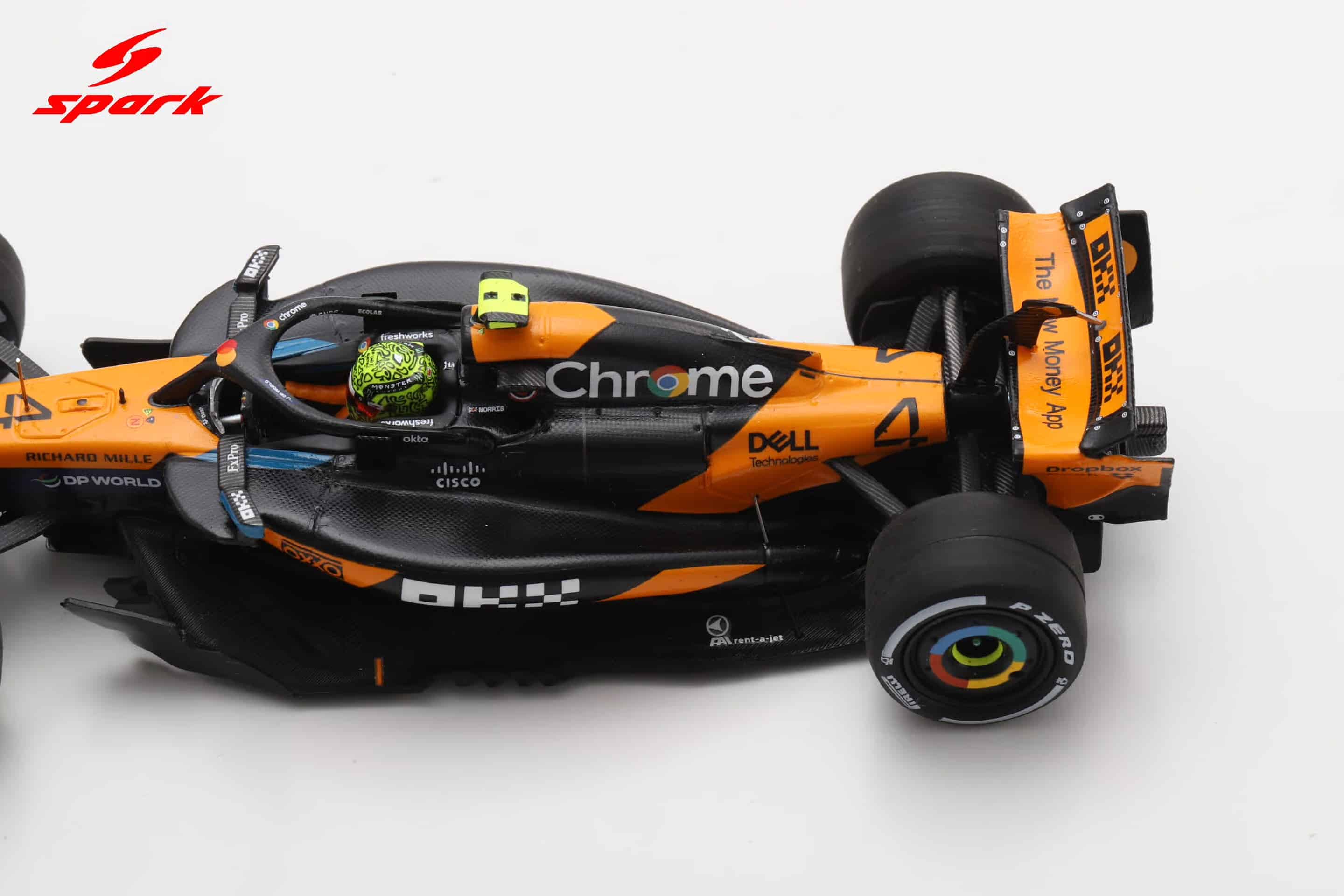 Spark 1:43 McLaren MCL39 No.4 McLaren Formula 1 Team Winner Hungarian GP 2025 Lando Norris McLaren 200GP (with pit board) (S9640) Resin Model 3 Spark 1:43 McLaren MCL39 No.4 McLaren Formula 1 Team Winner Hungarian GP 2025 Lando Norris McLaren 200GP (with pit board) (S9640) Resin Model - Image 3