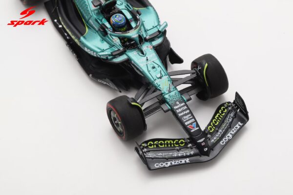 Alternative view of Spark 1:43 Aston Martin AMR25 No.14 US GP 2025 Aston Martin Aramco Formula One Team Fernando Alonso (S9648) Resin Model