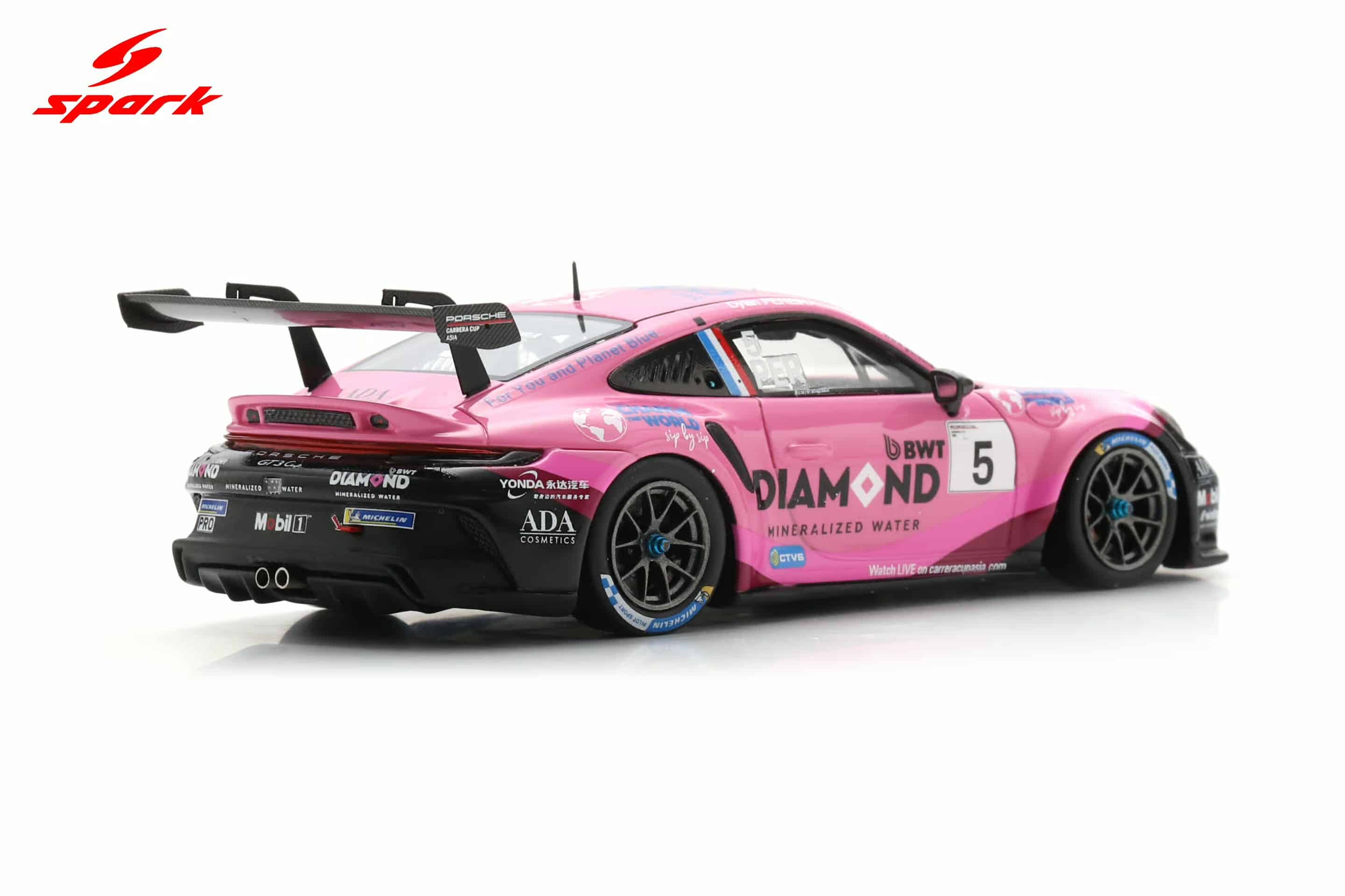 Spark 1:43 Porsche 911 GT3 Cup No.5 Dylan Pereira Porsche Carrera Cup Asia Champion 2025 (SA315) Limited Edition Resin Model 5 Spark 1:43 Porsche 911 GT3 Cup No.5 Dylan Pereira Porsche Carrera Cup Asia Champion 2025 (SA315) Limited Edition Resin Model - Image 5