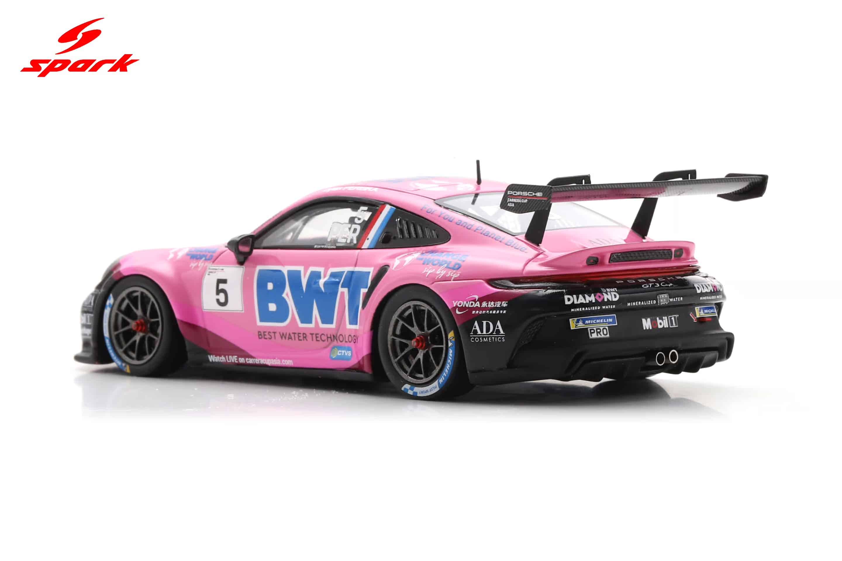 Spark 1:43 Porsche 911 GT3 Cup No.5 Dylan Pereira Porsche Carrera Cup Asia Champion 2025 (SA315) Limited Edition Resin Model 6 Spark 1:43 Porsche 911 GT3 Cup No.5 Dylan Pereira Porsche Carrera Cup Asia Champion 2025 (SA315) Limited Edition Resin Model - Image 6