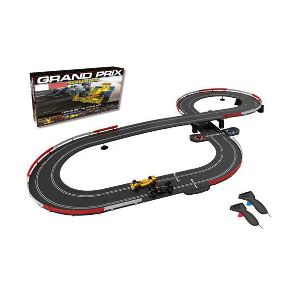 scalextric 1980s grand prix race set - 1:32 slot car sets (c1432m)