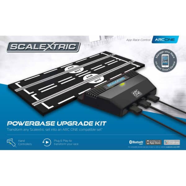 scalextric arc one powerbase upgrade kit - 1:32 power and control (c8433)