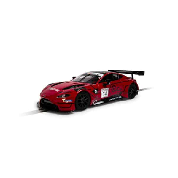 scalextric aston martin gt3 vantage - tf sport - gt open 2020 - 1:32 slot cars (c4233)