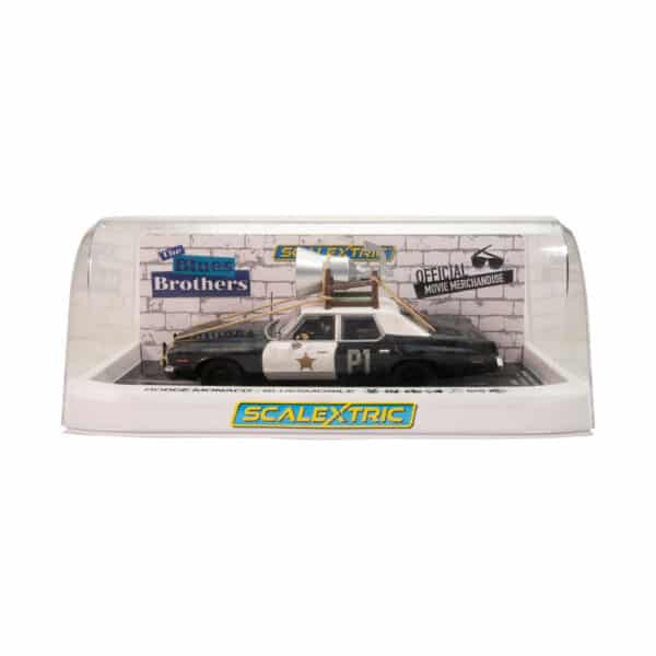 scalextric blues brothers dodge monaco - bluesmobile - 1:32 slot cars (c4322)