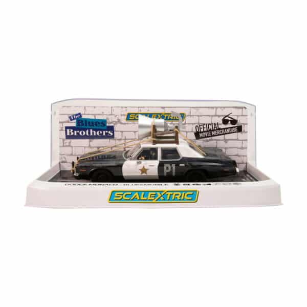 scalextric blues brothers dodge monaco - bluesmobile - 1:32 slot cars (c4322)