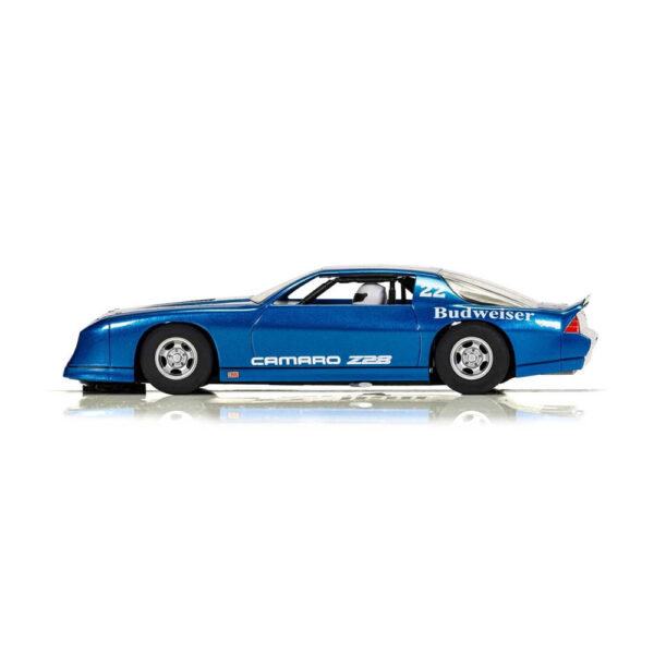 scalextric chevrolet camaro iroc-z - blue - 1:32 (c4145)