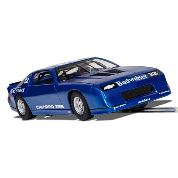 scalextric chevrolet camaro iroc-z - blue - 1:32 (c4145)