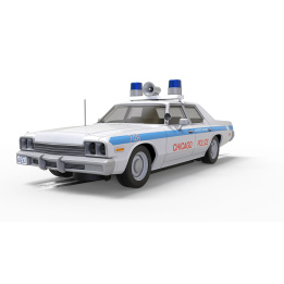 scalextric dodge monaco - blues brothers - chicago police - 1:32 slot cars (c4407)