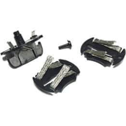 scalextric drift guide blade 2 braid plates 1 screw - 1:32 slot car spares (c8330)