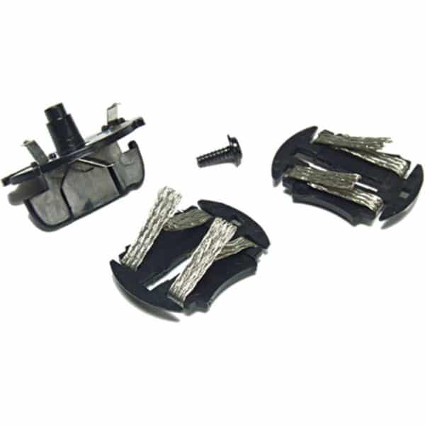scalextric drift guide blade 2 braid plates 1 screw - 1:32 slot car spares (c8330)