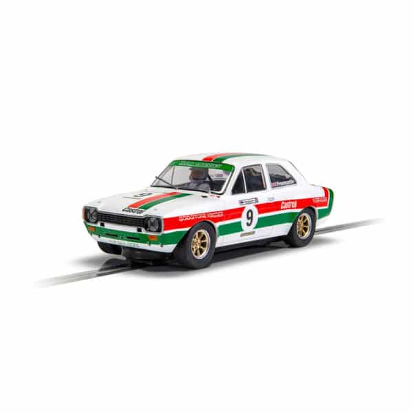 scalextric ford escort mk1 - mark freemantle - castrol racing - 1:32 slot cars (c4314)