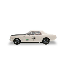 scalextric ford mustang - bill and fred shepherd - goodwood revival - 1:32 slot cars (c4353)