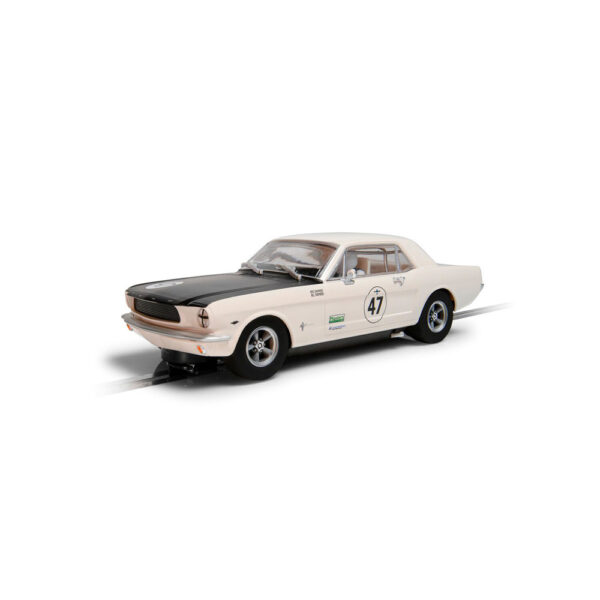 scalextric ford mustang - bill and fred shepherd - goodwood revival - 1:32 slot cars (c4353)