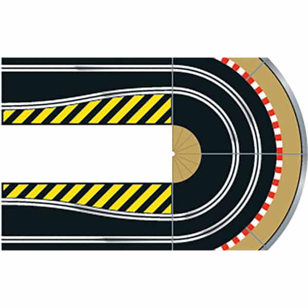 scalextric hairpin curve track accessory pack - 1:32 (c8195)