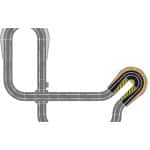 Scalextric Hairpin Curve Track Accessory Pack - 1:32 (C8195)