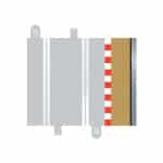 Scalextric Half Straight Borders 175mm x 4 - 1:32 Track And Accessories (C8223)