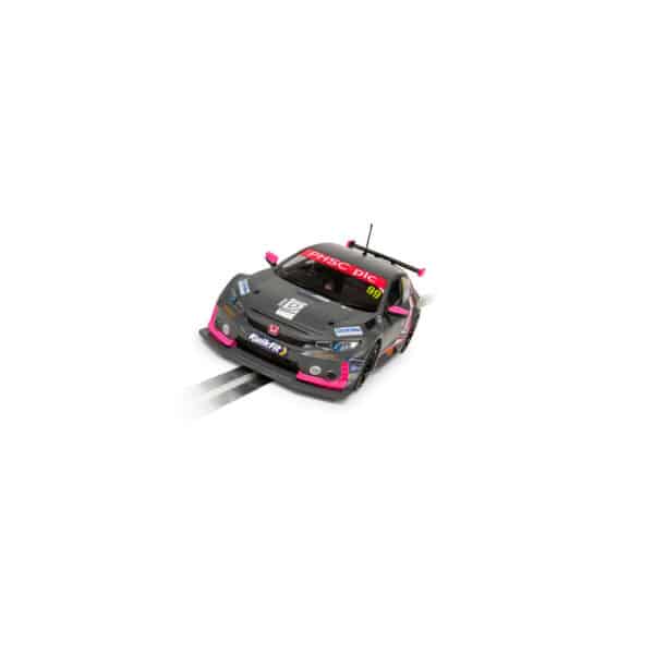 scalextric honda civic type r - btcc 2021 - jade edwards - 1:32 slot cars (c4317)