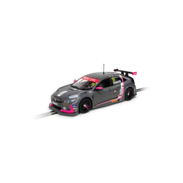 scalextric honda civic type r - btcc 2021 - jade edwards - 1:32 slot cars (c4317)