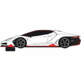 scalextric lamborghini centenario - white - 1:32 slot cars (c4087)