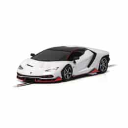 scalextric lamborghini centenario - white - 1:32 slot cars (c4087)