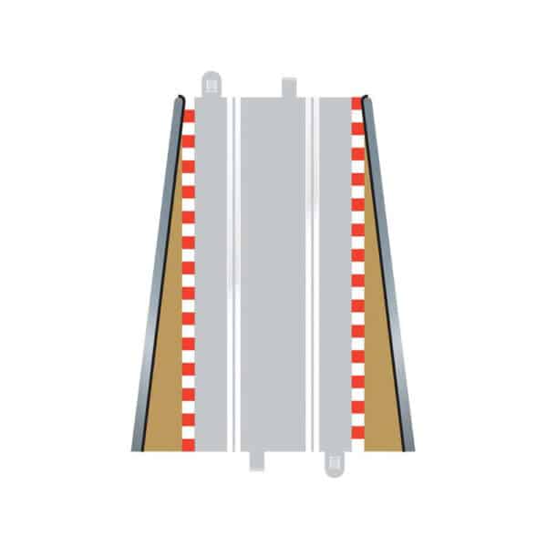 scalextric lead in / lead out borders x 2 - 1:32 track and accessories (c8233)