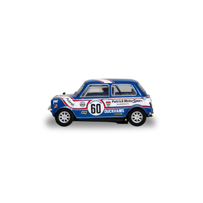 scalextric mini 1275gt - patrick motorsport - richard longman 1979 - 1:32 slot cars (c4337)