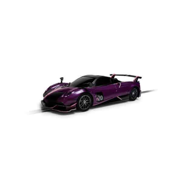 scalextric pagani huayra roadster bc drago viola edition - 1:32 slot cars (c4248)