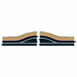 scalextric pit lane track (right hand) - includes sensor - 1:32 digital track and accessories (c7015)
