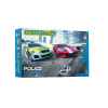 scalextric police chase set - 1:32 slot car sets (c1433m)