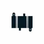 Scalextric Quarter Straight 87 mm x 2 - 1:32 Track And Accessories (C8200)