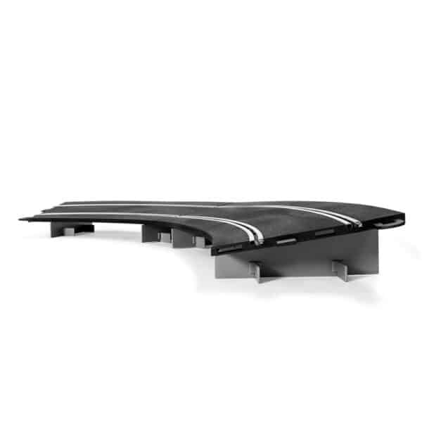 scalextric radius 3 10? banked curve 45? x 2 - 1:32 track and accessories (c8297)
