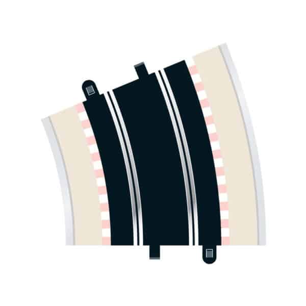 scalextric radius 4 curve 22.5? x 2 - 1:32 track and accessories (c8235)